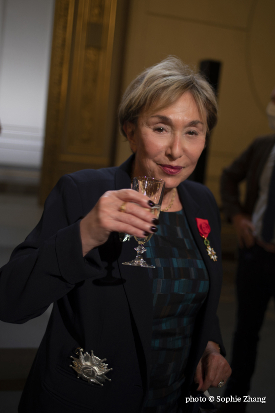 Julia Kristeva Grand Officier de la Légion d’Honneur, Palais de l’Elysée