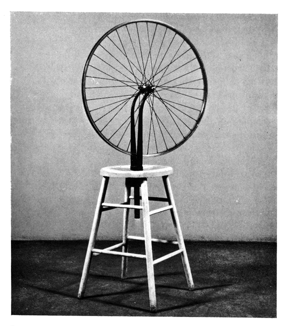 ROUE DE BICYCLETTE de Duchamp ( 1913)