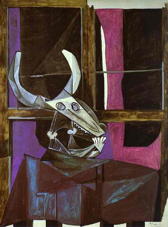 Picasso Nature morte au crâne de taureau, 1942