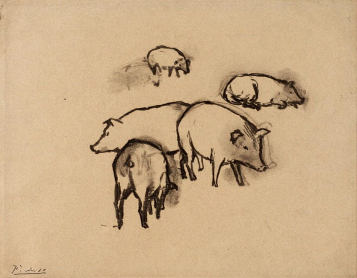 Picasso, Porcs, 1906, Courtauld Institute of Art