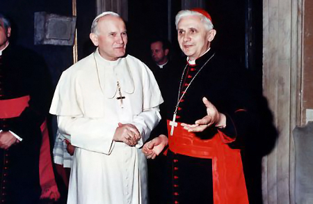 Jean Paul II Benoît XVI