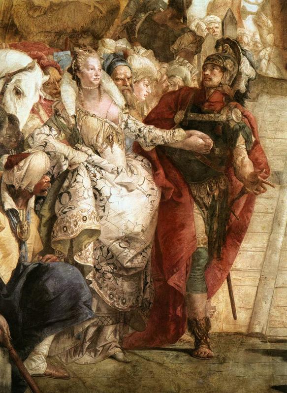 Giambattista Tiepolo – La rencontre d'Antoine et Cléopatre, palais Labia à Venise (1746-47)